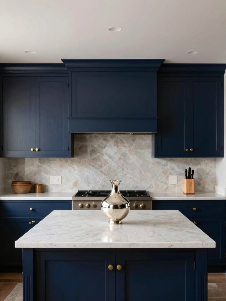 navy cabinets timeless elegance