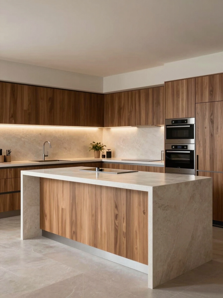 one wall kitchen designs