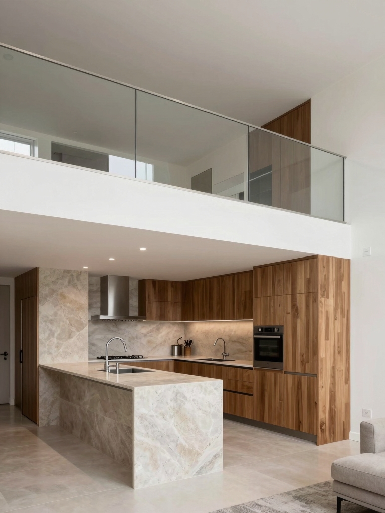 open concept living flow