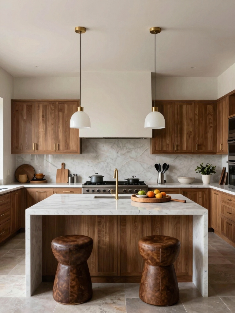 open concept social kitchen design