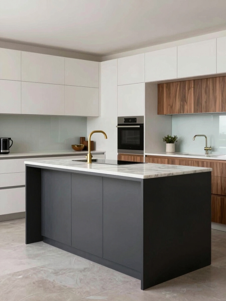 optimal kitchen island placement