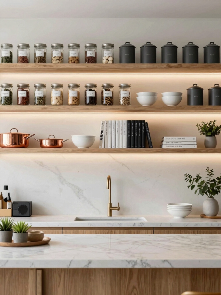 organized accessible recipe display