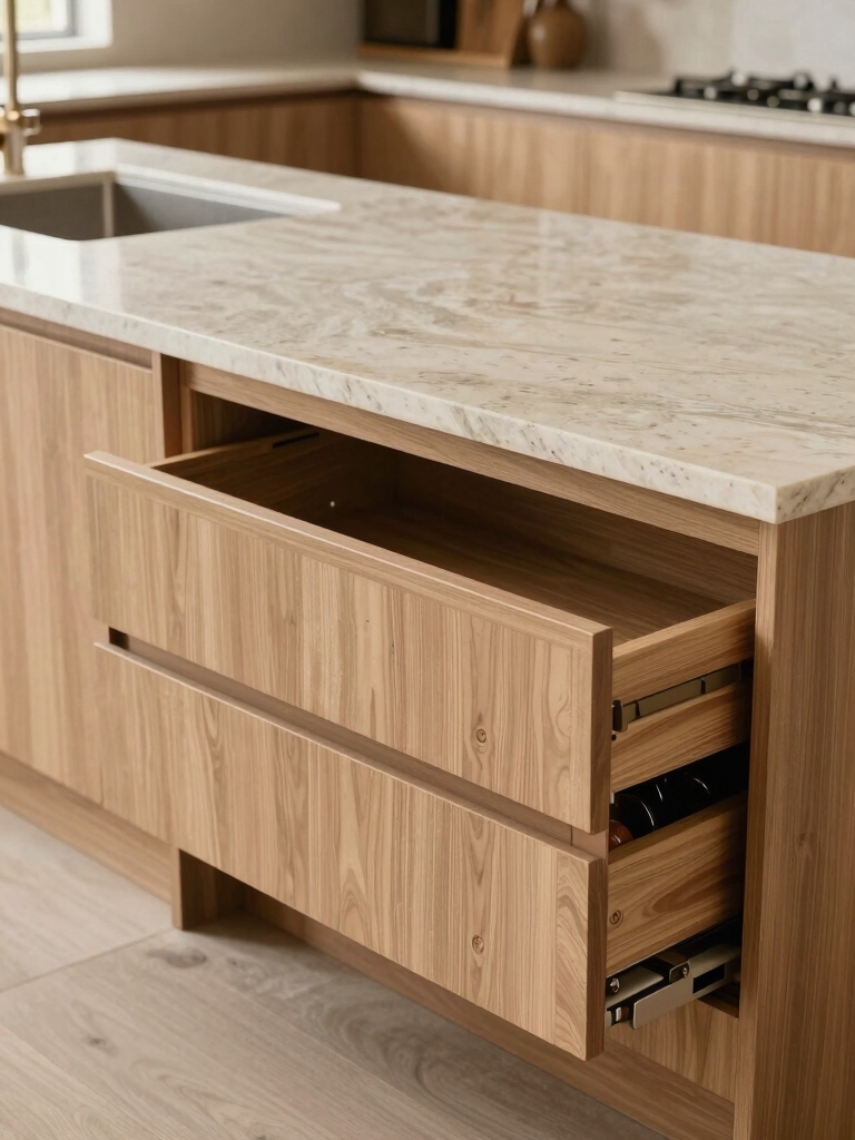 organized kitchen island solutions