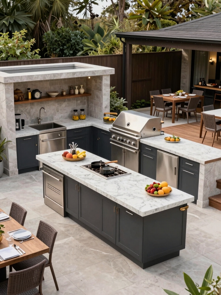 outdoor kitchen functionality design