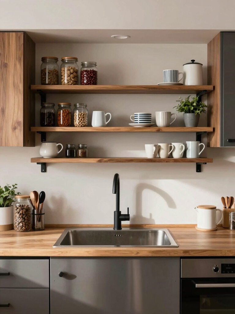 over the sink shelf installation