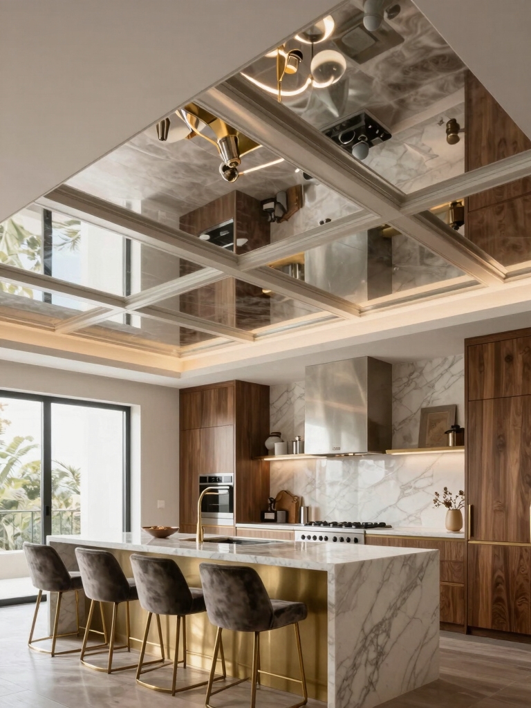 reflective ceilings enhance brightness