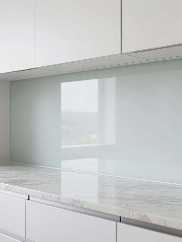 reflective glass front slabs