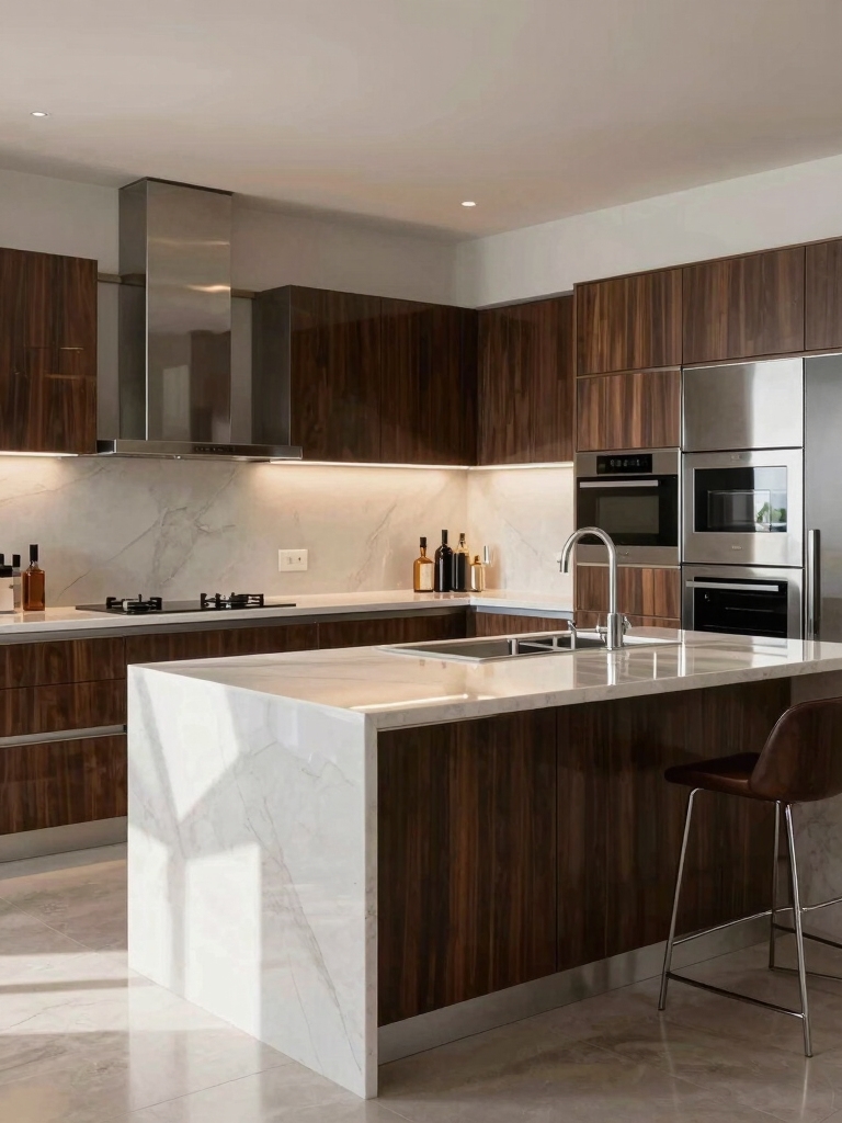 reflective surfaces enhance space