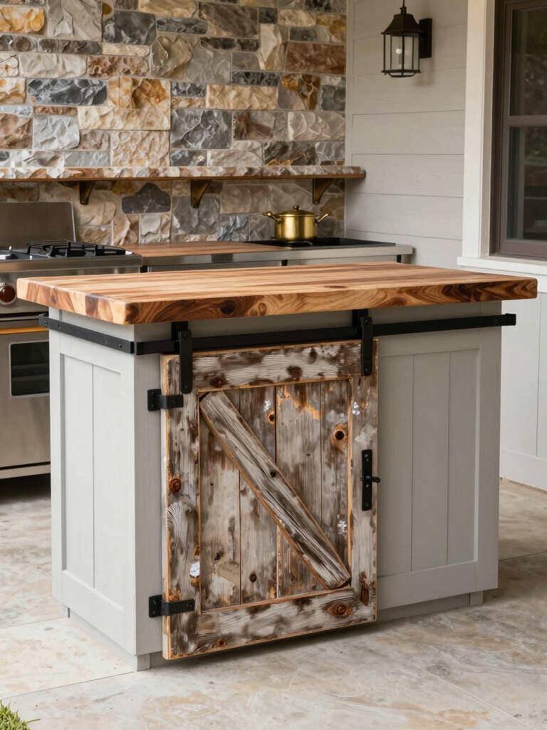 repurposed furniture for kitchens