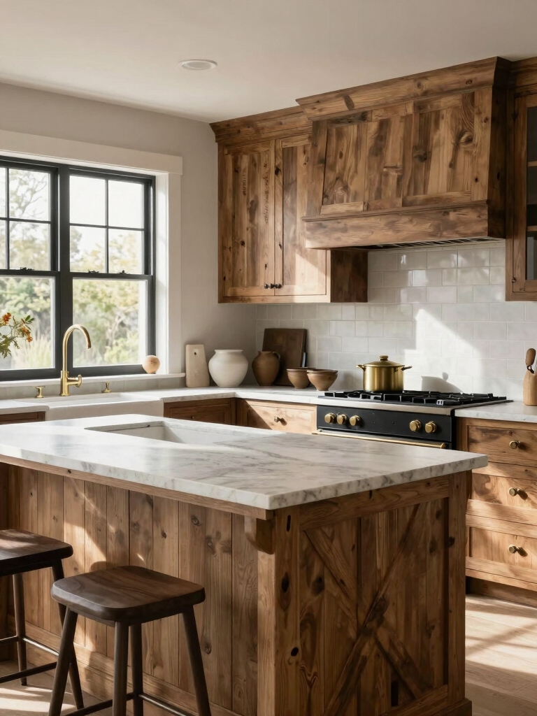 rustic modern kitchen design