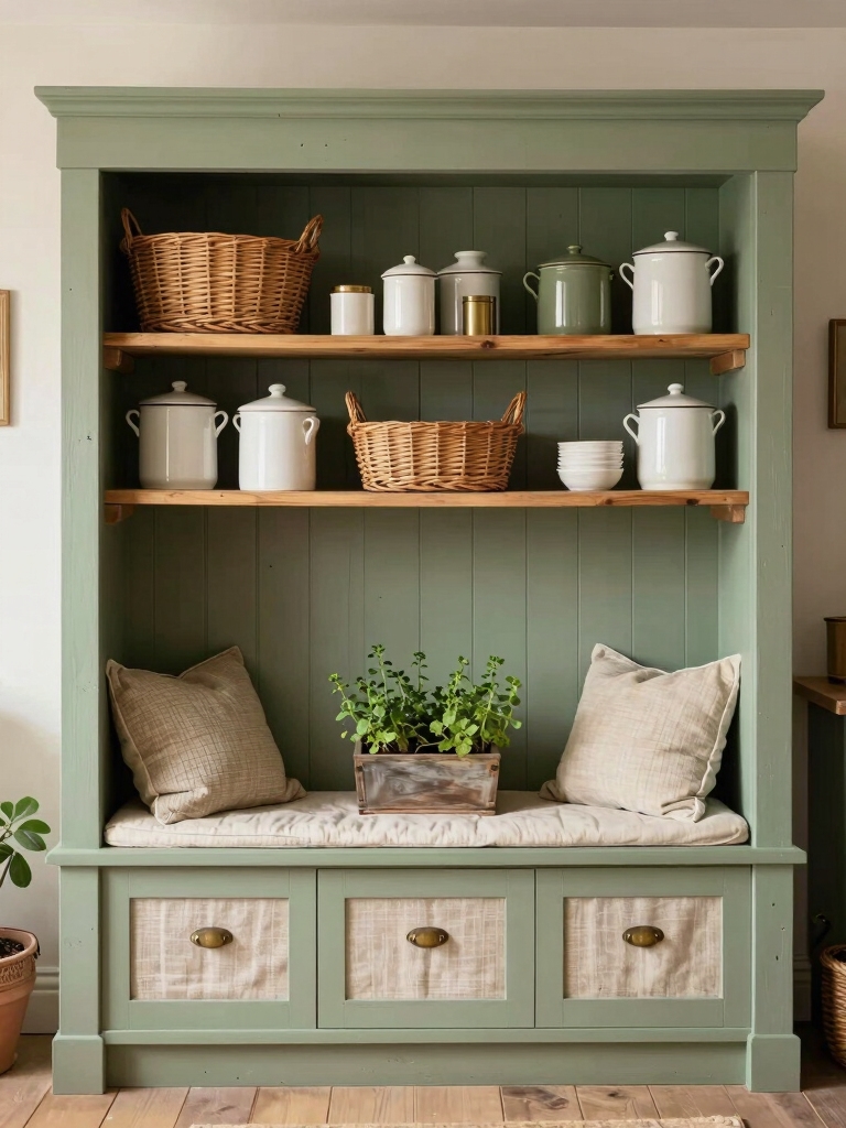 rustic practical storage solutions