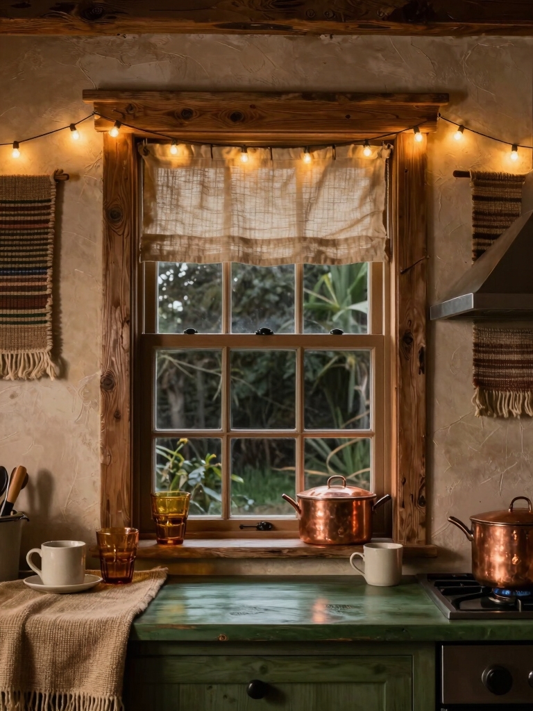 rustic warmth through textures