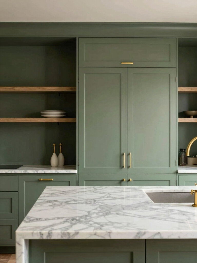 sage green cabinet finishes