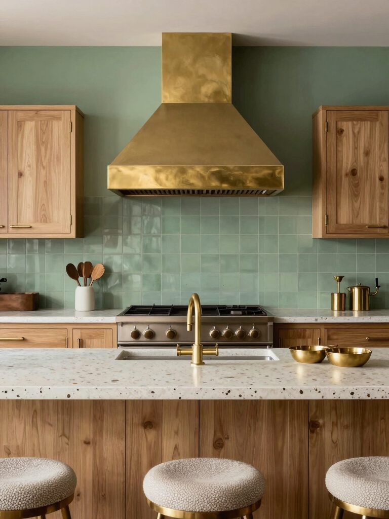 sage green kitchen aesthetics