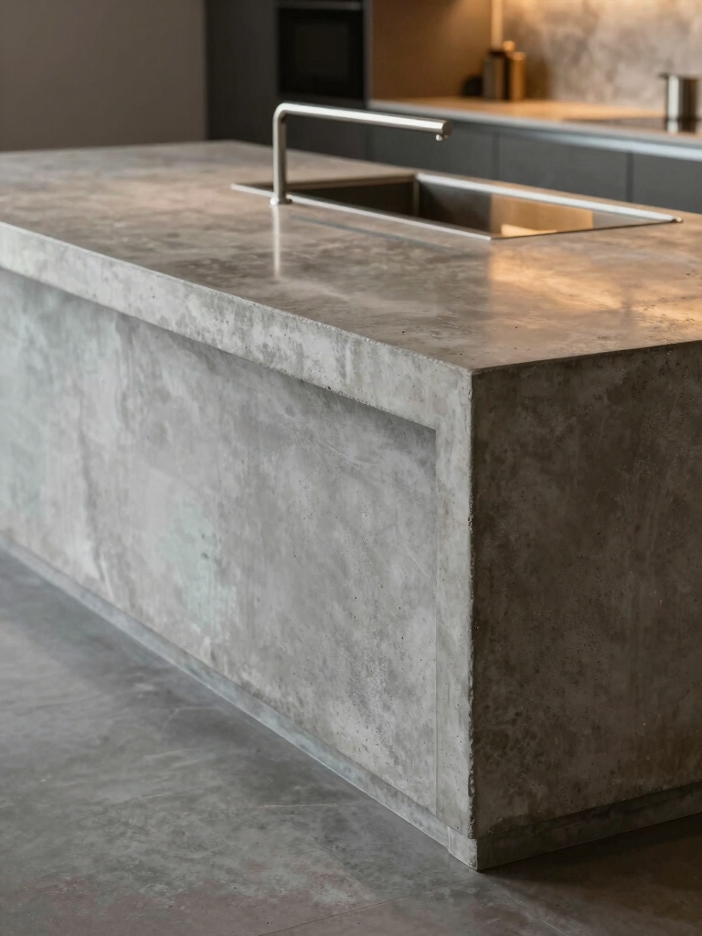 sculptural functional kitchen islands
