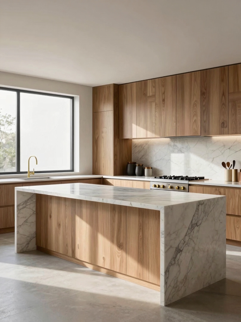 sculptural multifunctional kitchen islands