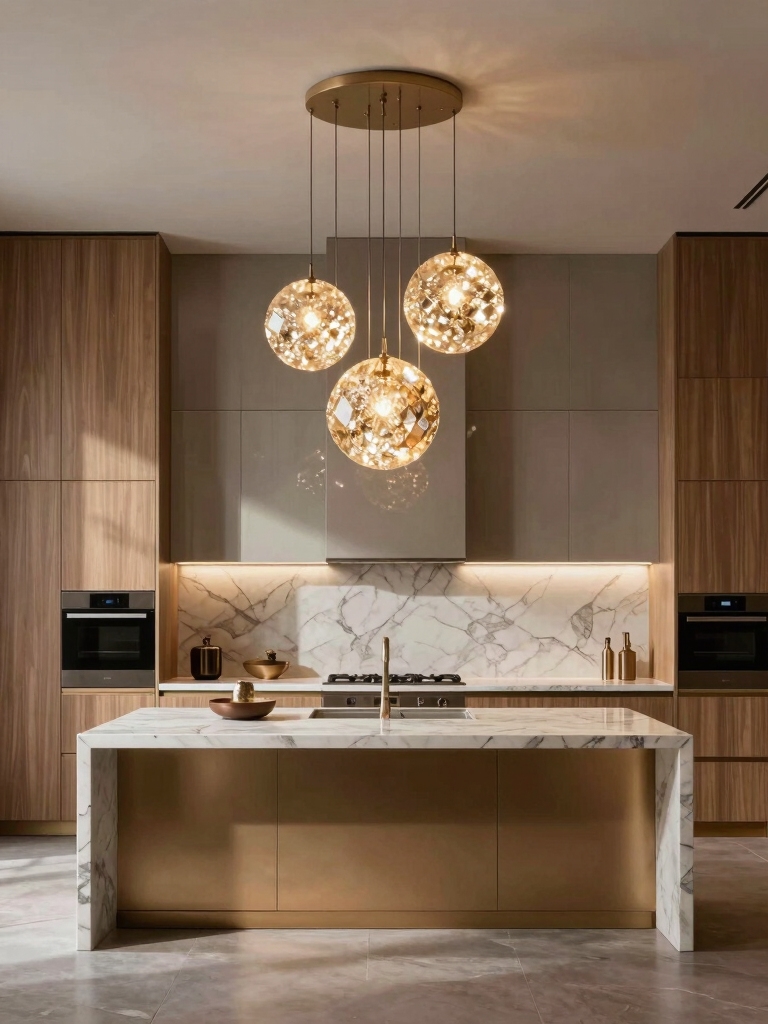 sculptural warmth enhances ambiance
