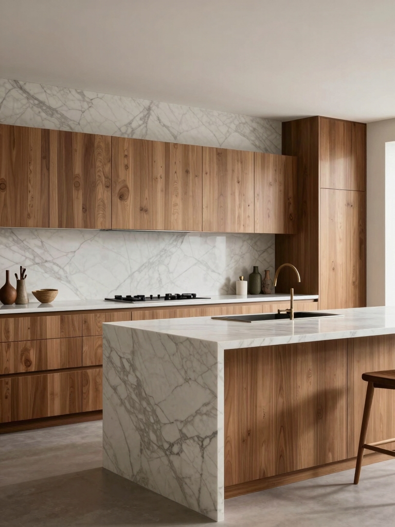 seamless countertop design flow