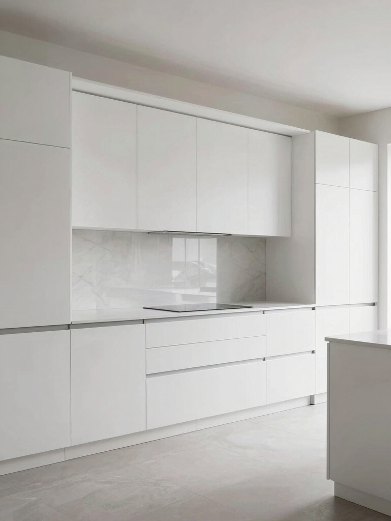 seamless minimalist kitchen storage