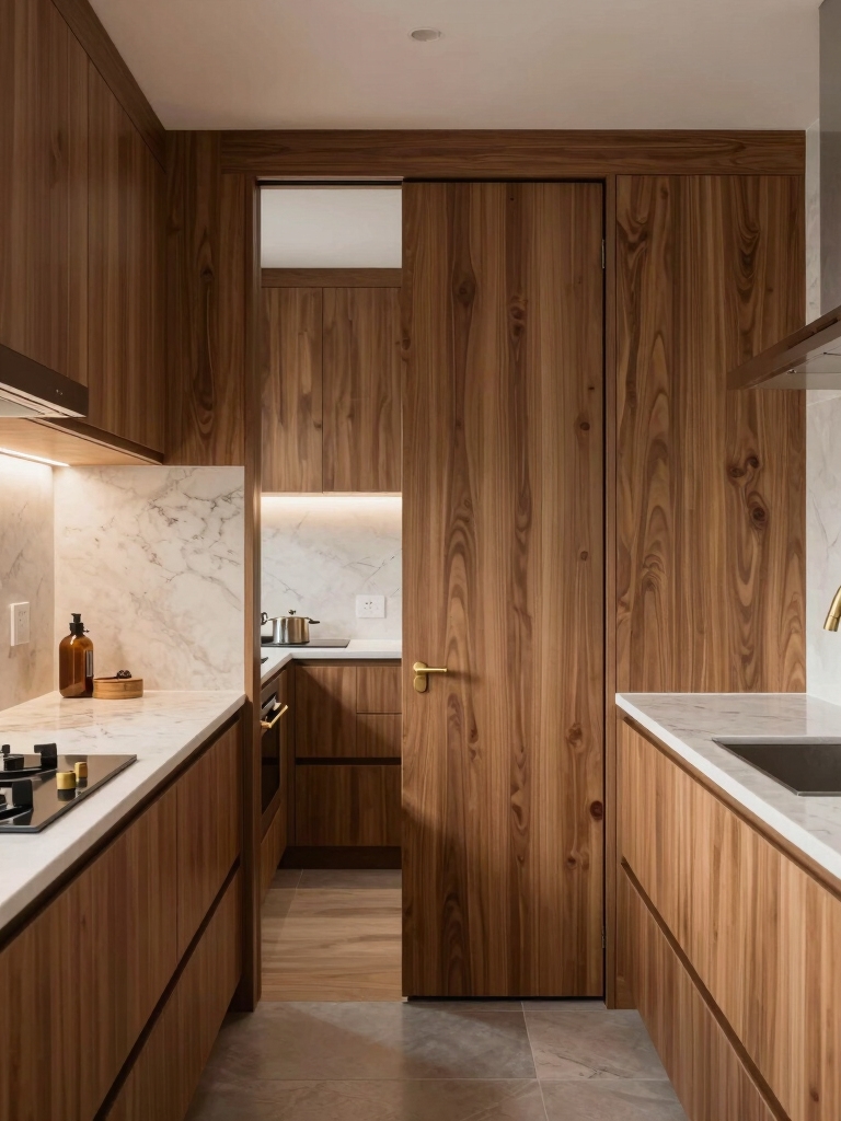 seamless space saving pocket doors