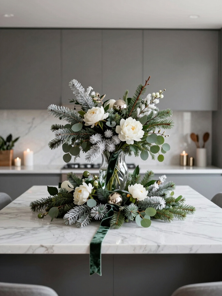 seasonal floral centerpiece arrangement