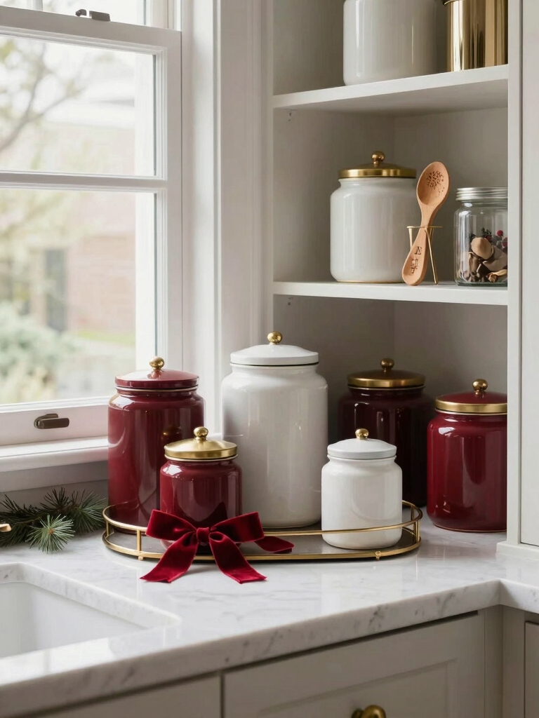seasonal storage canister organization