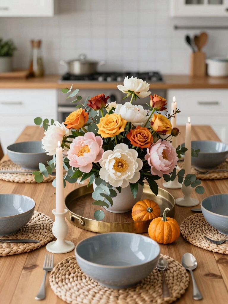 seasonal table decor swaps