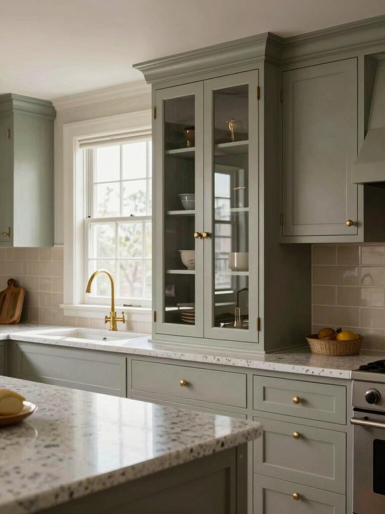shaker doors with glass