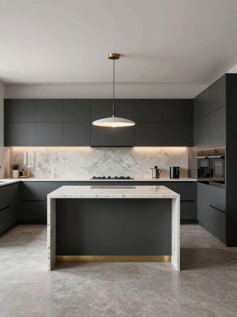 sleek and spacious kitchens