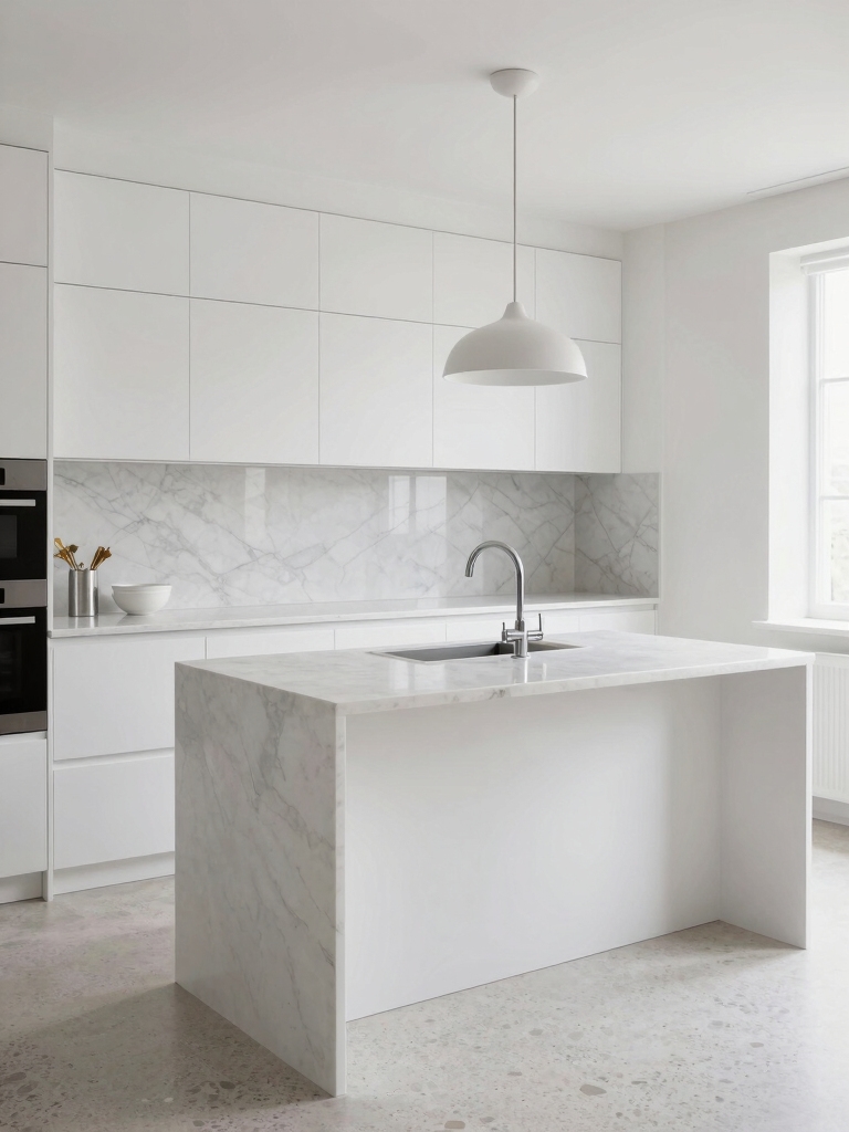 sleek functional kitchen islands