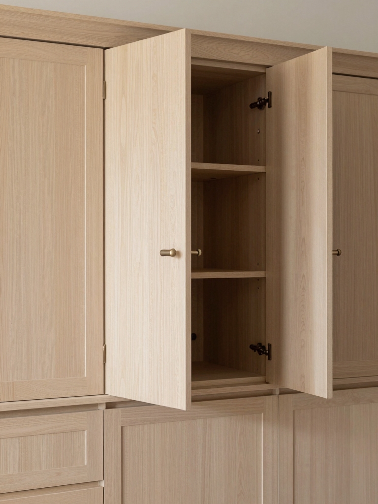sleek hardware enhances aesthetics