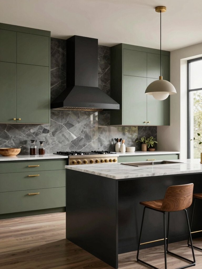 sleek modern kitchen design
