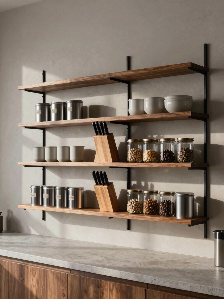 slim sturdy space saving shelves