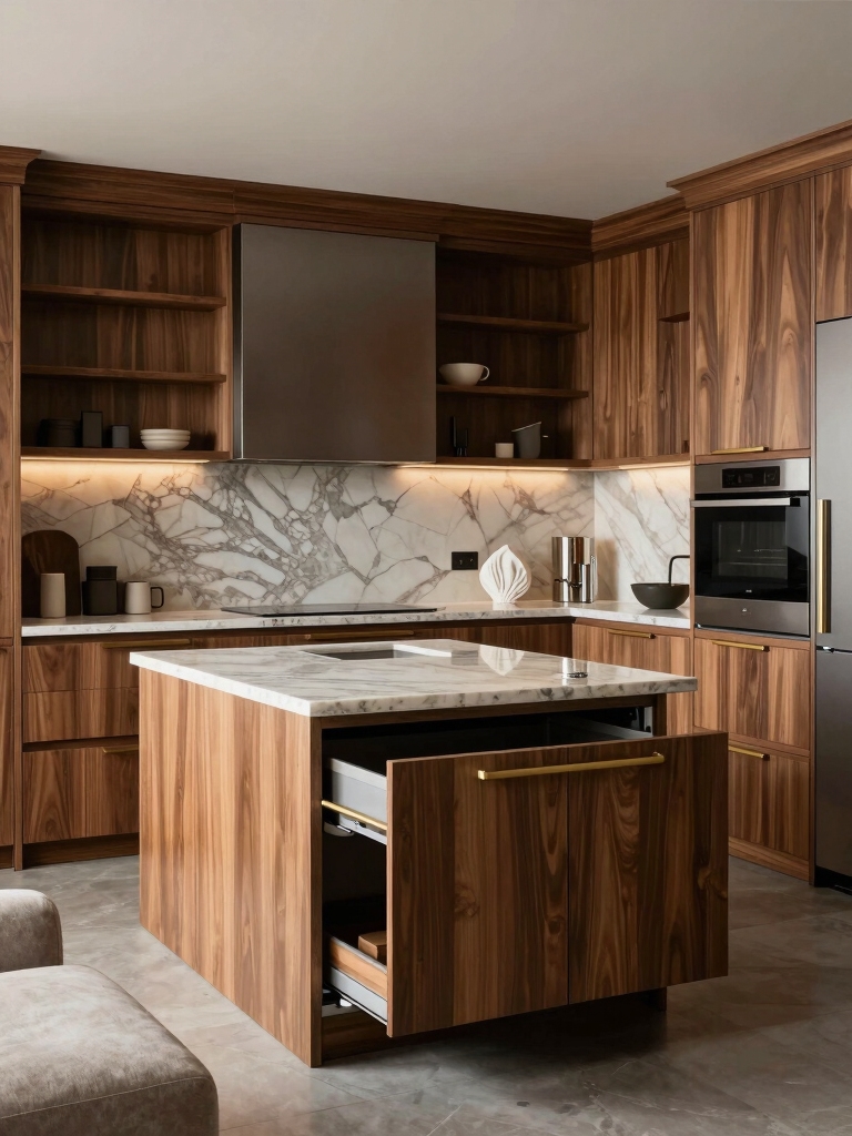 smart compact kitchen layout