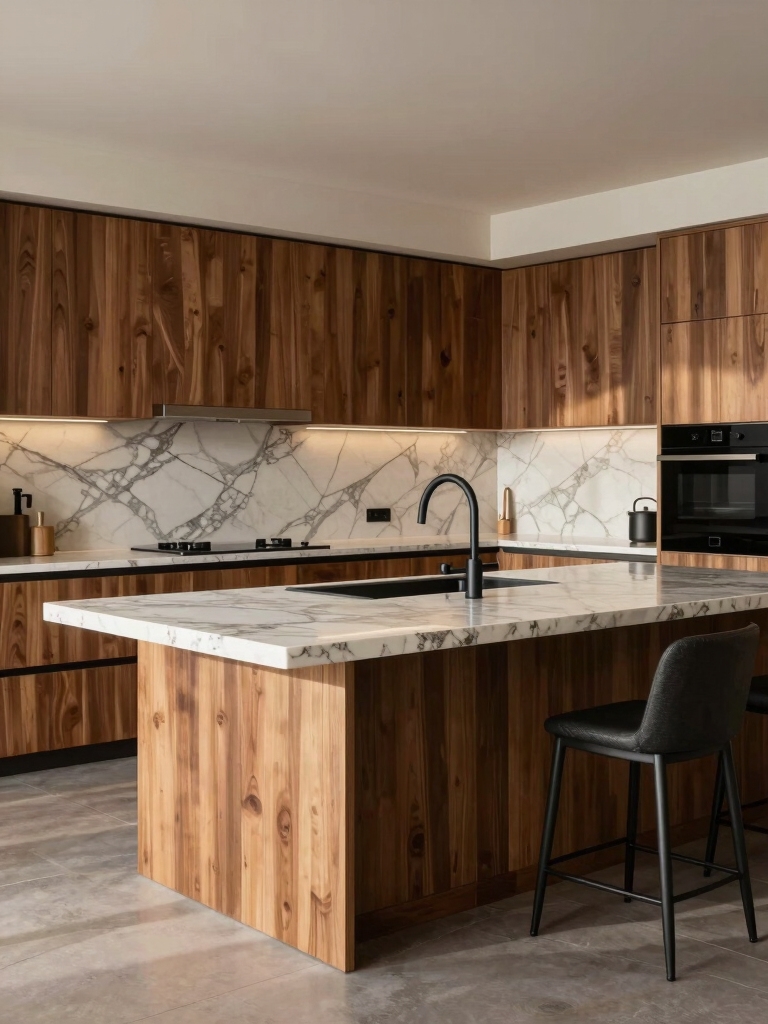sociable efficient kitchen design