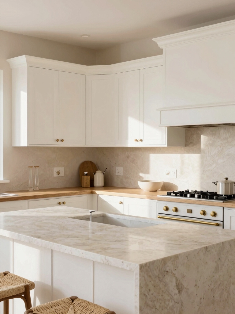soft beige kitchen brightness