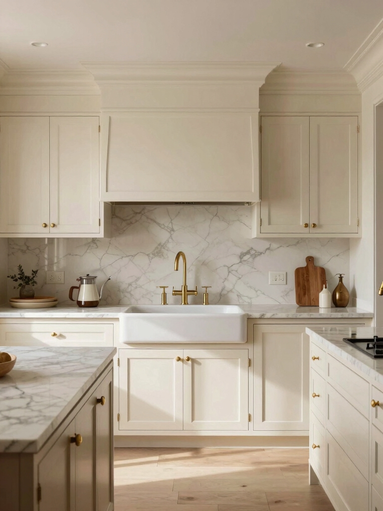 soft sophisticated kitchen warmth