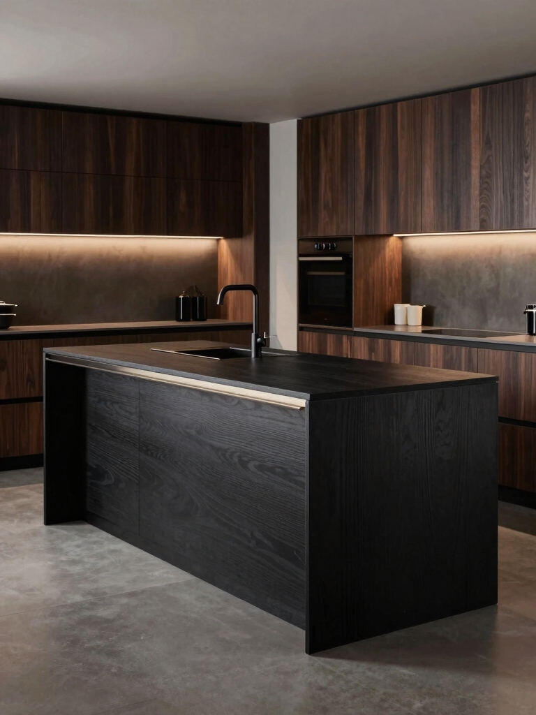 sophisticated focal point contrast