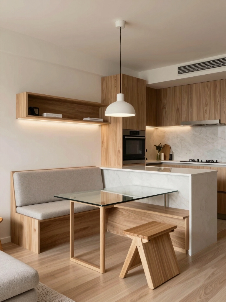 space saving kitchen seating solutions