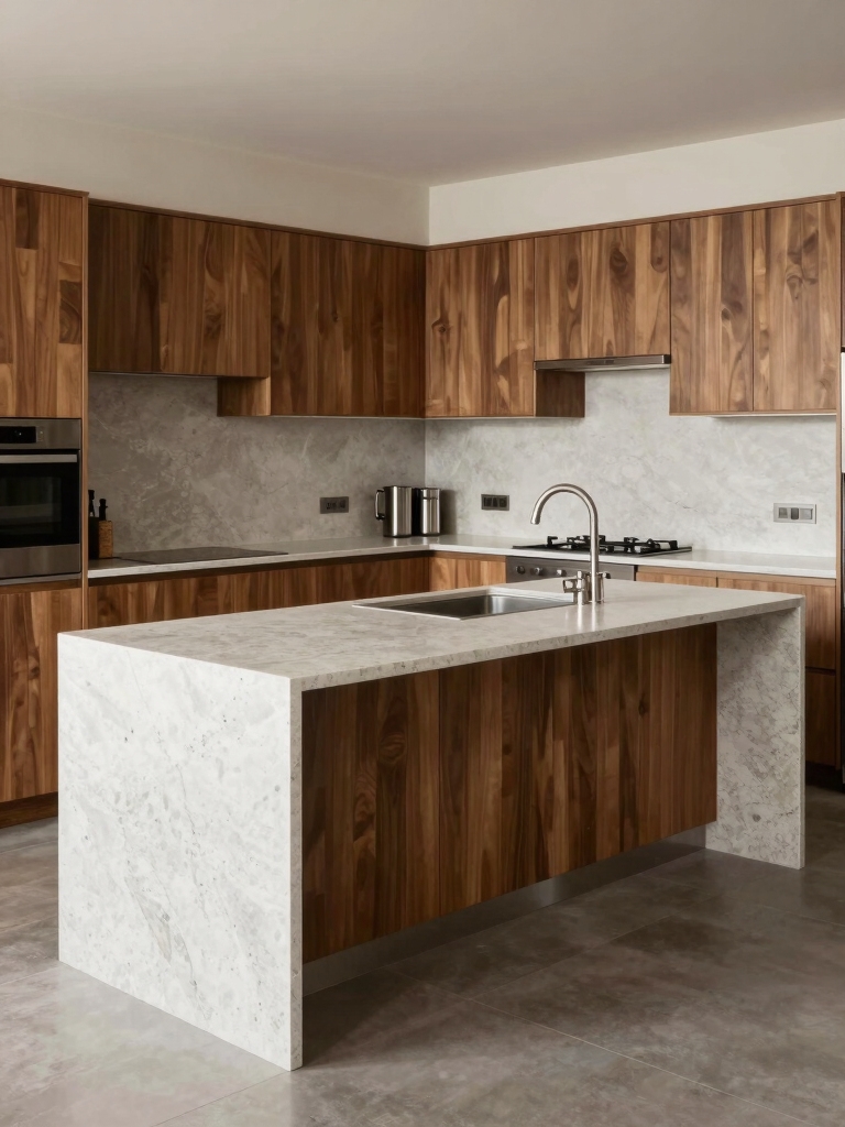 space saving l shaped islands