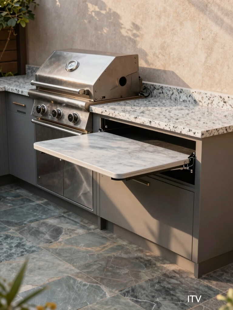 space saving portable prep tables