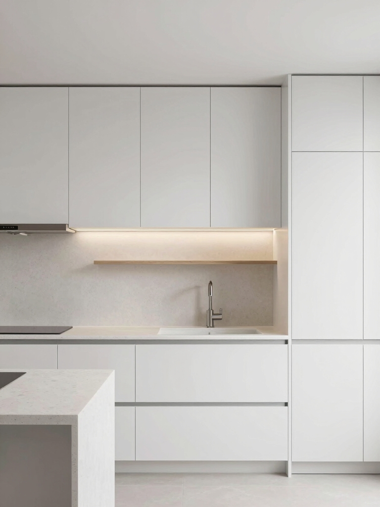 streamlined cabinetry for simplicity