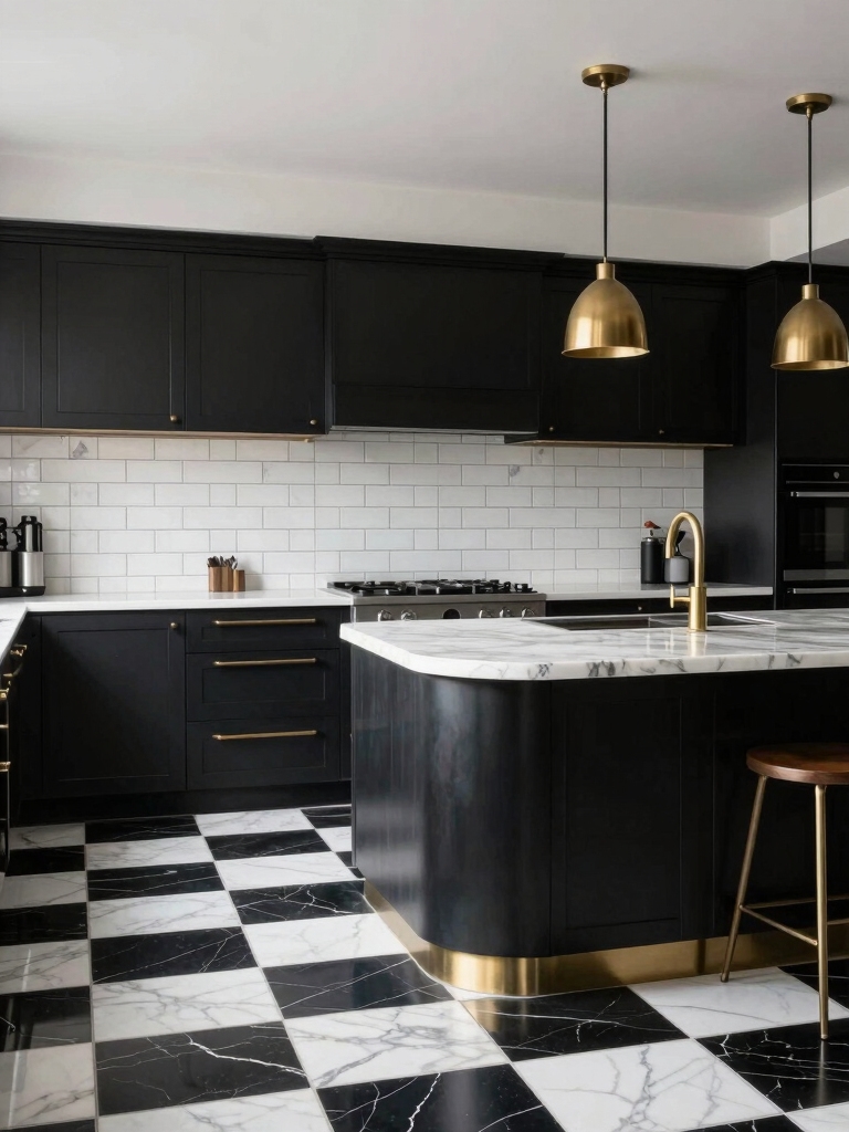 stylish monochrome kitchen designs
