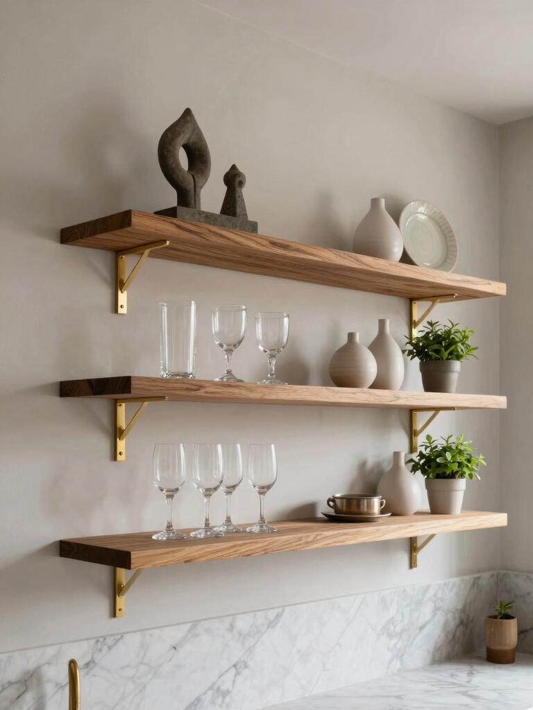 stylish storage with shelves
