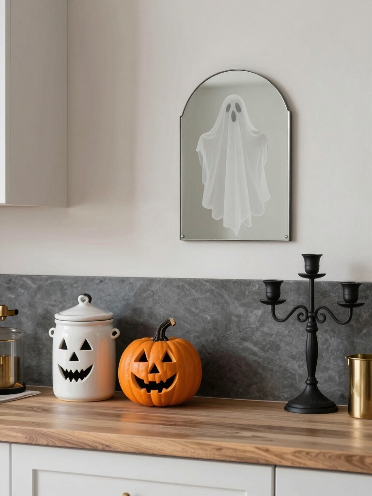subtle halloween wall decor