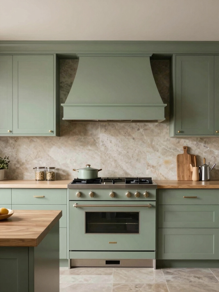 subtle sage kitchen harmony