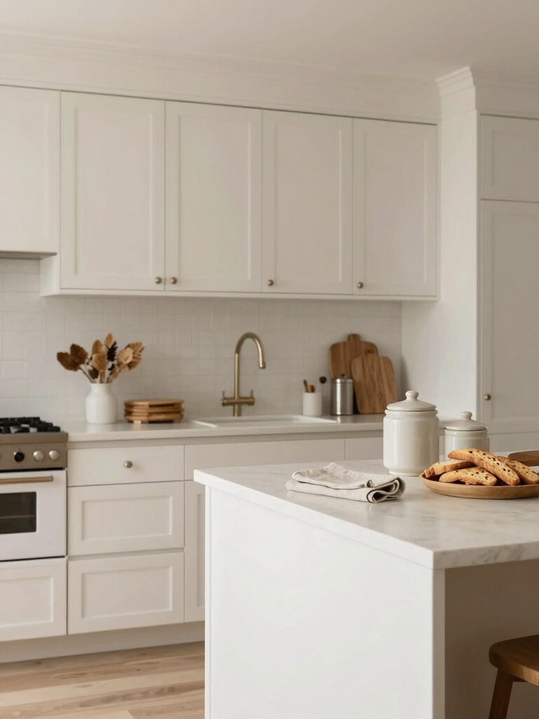 subtle warmth in kitchens