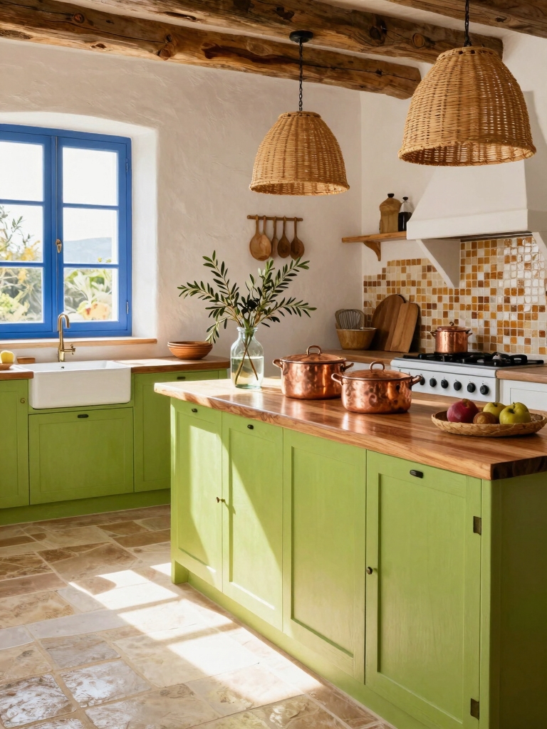 sunny mediterranean kitchen inspiration