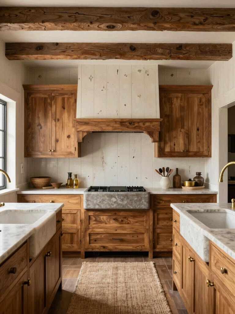 tactile rustic kitchen charm