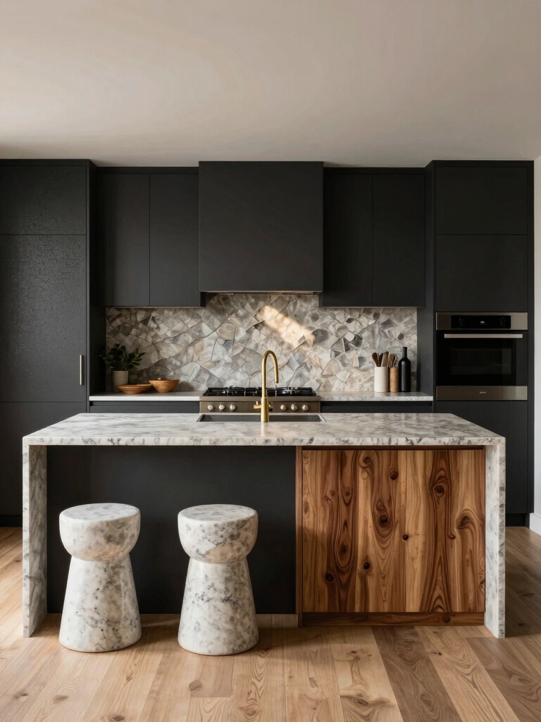 tactile textures enhance kitchens